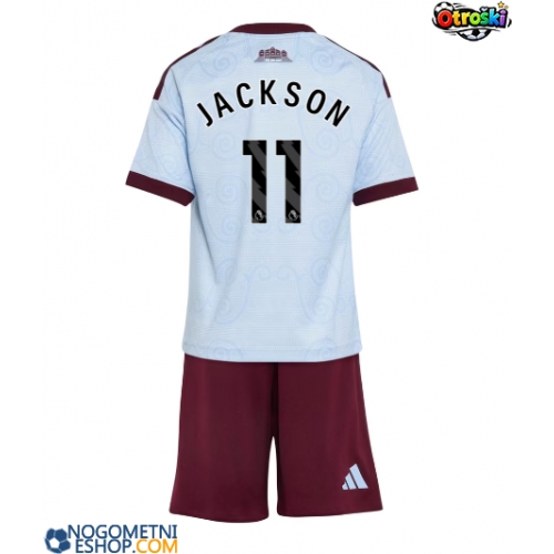Otroški Nogometni dresi Aston Villa Nicolas Jackson #11 Tretji 2026-27 Kratek Rokav (+ Kratke hlače)